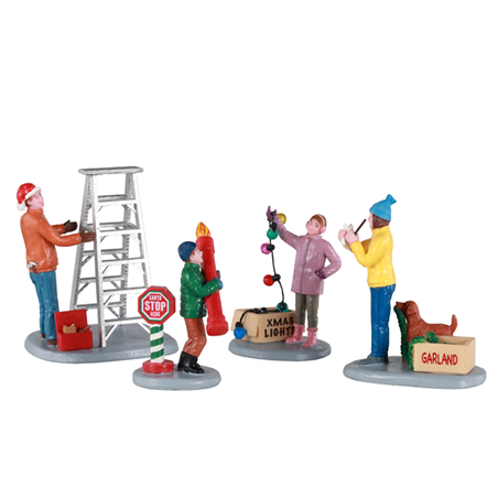 Getting Ready To Decorate,  Set Of 4 A2665/2026