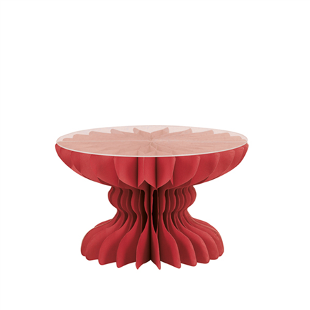 Alzata Carta 120grammi 20x12cm Top Pvc Rosso