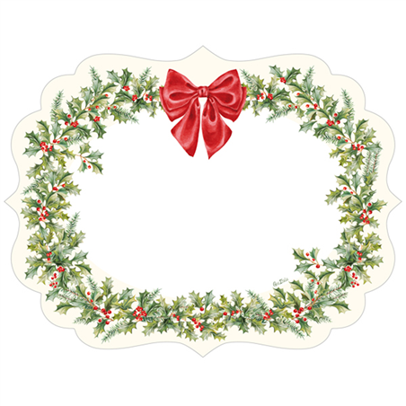 Tovaglietta Americana 43x33cm 4pz Natale Christmas Garland