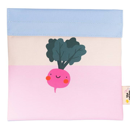 Bustina Termica Porta Panino Rpet 18x20cm Amici Vegetali