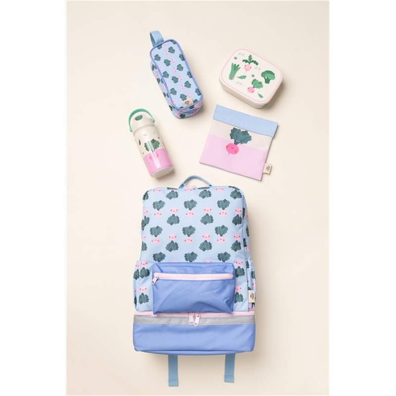 Bustina Termica Porta Panino Rpet 18x20cm Amici Vegetali — immagine 3