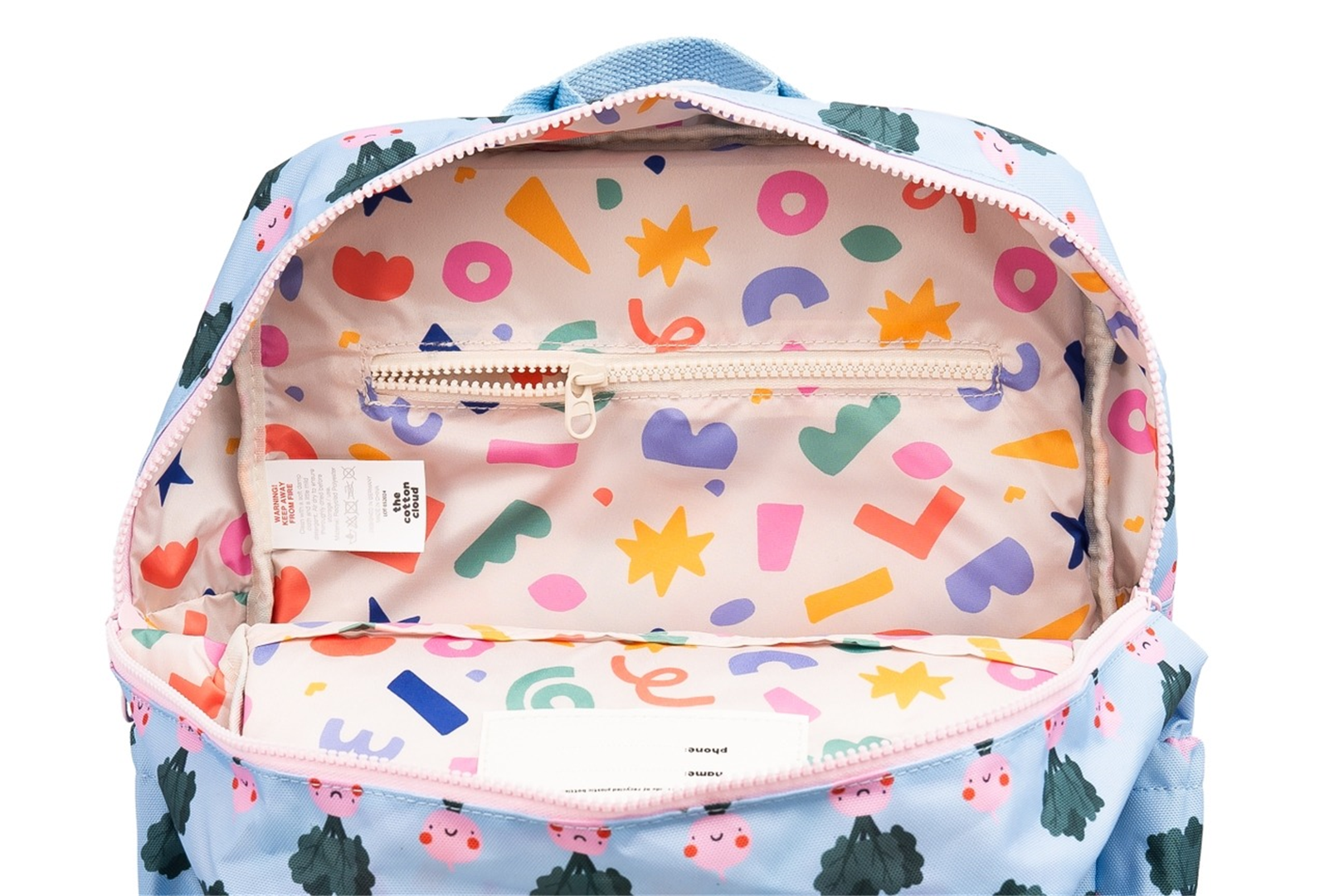 Zainetto Wonderclub Rpet 24x10x29cm Tasche Amici Vegetali — immagine 2