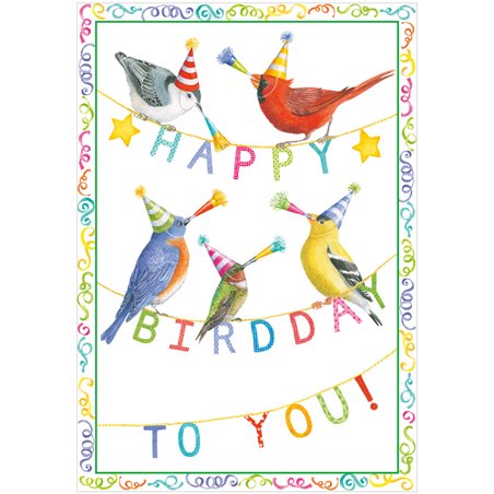 Biglietto Auguri  Happy Bird-Day
