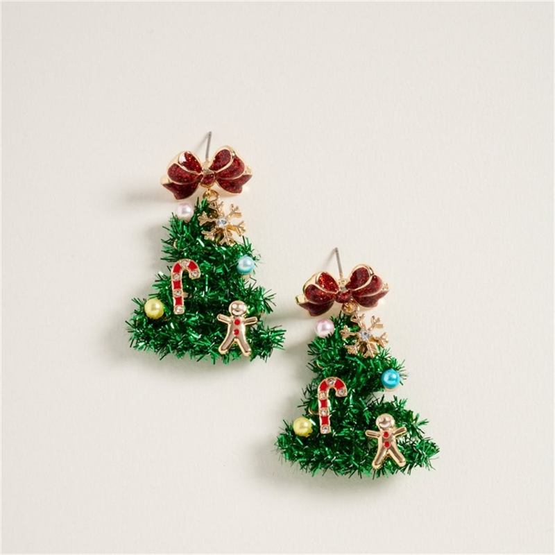 Orecchini Albero Di Natale Frufru Con Decoraz Green Multi — immagine 2