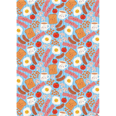 Carta Regalo 50x70cm Fantasia Breakfast