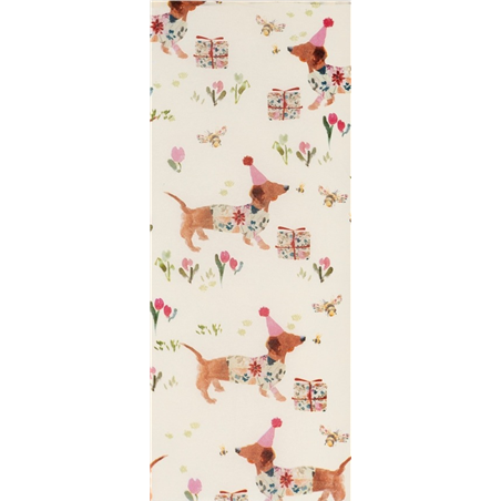 Carta Velina  Luxury 2x13.5x27.5cm 4 Fogli Sausage Birthday