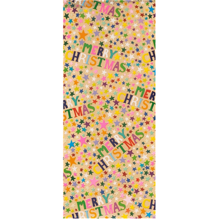 Carta Velina  Luxury 2x13.5x27.5cm 4 Fogli Na Stelle Multi