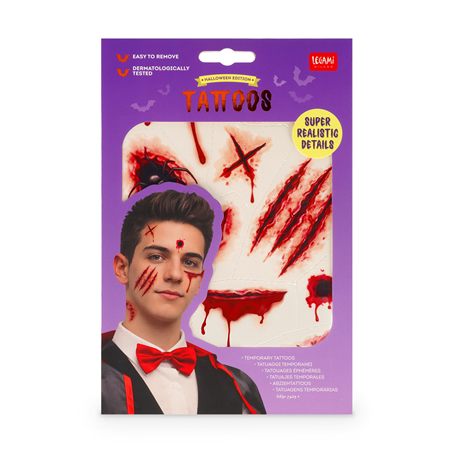 Creepy Tattoos Tatuaggi Tempotanei Scar Halloween