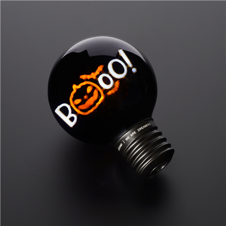 Bulb Fiction Xl-Pumpkin Booo Lampada Decorati Halloween