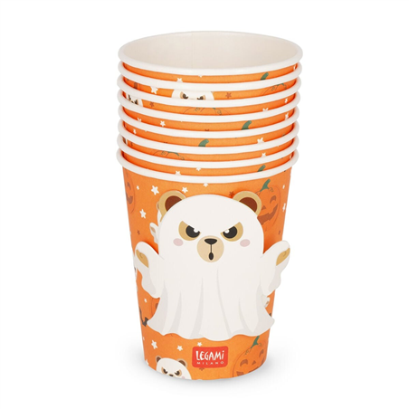 Boo Appétit! - Set Di 8 Bicchieri In Carta Ha Halloween