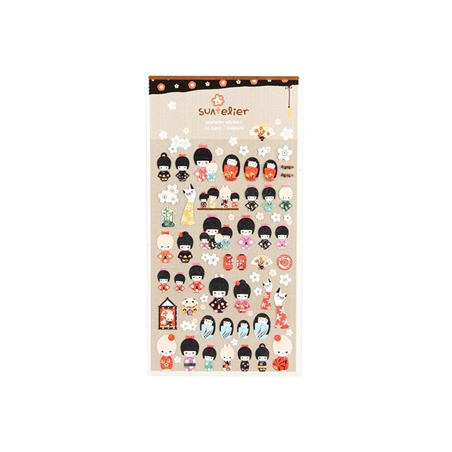 Stickers  Design Kokeshi
