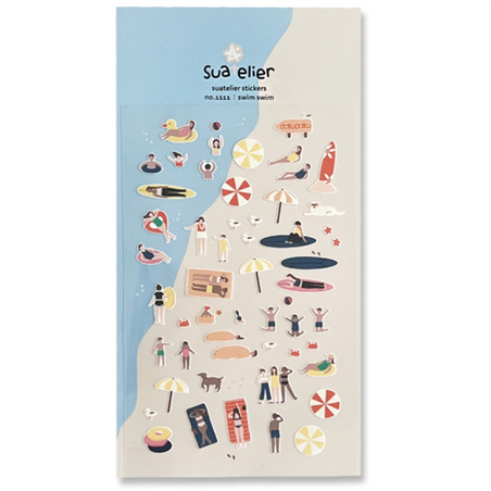 Stickers  Design Swim Swim