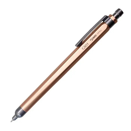 Pen Gs01-G5 /  Metal 0.5mm Quick Dry Gel Gold