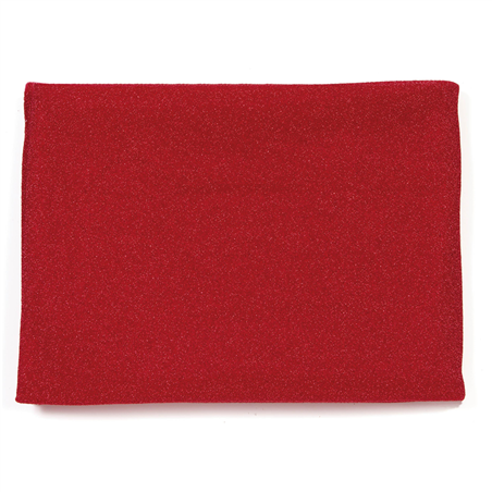 Tessuto Glitter Elegance Cm150x3mt Rosso