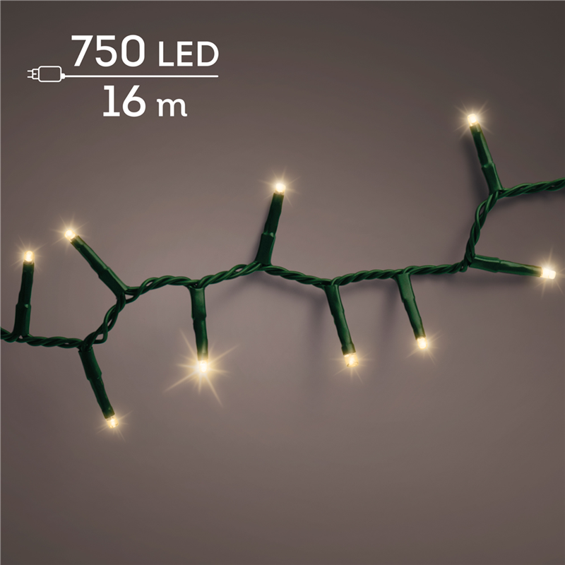 Filo 750led Twinkle Compact 8 Function 1600cm Green/soft Gold