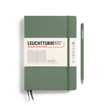 Notebook Medium A5 Hardcover, Righe 249 Pag Olive