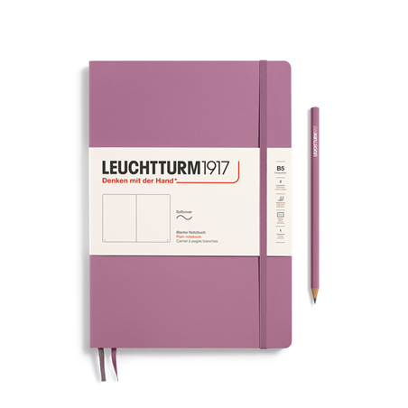 Notebook Comp. B5 Softcover, Bianco 121 Pag Dusty Rose