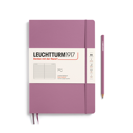 Notebook Comp. B5 Softcover, Righe 121 Pag Dusty Rose