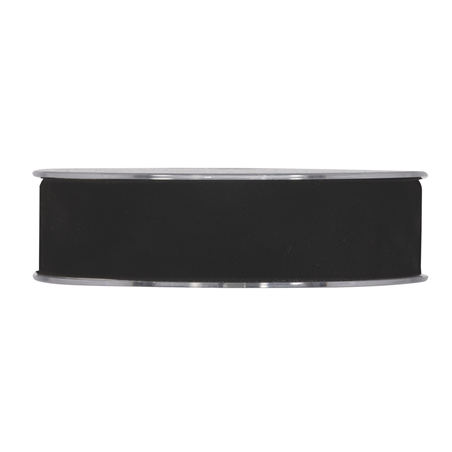 Nastro Velluto Doppio Mm25x7mt Black