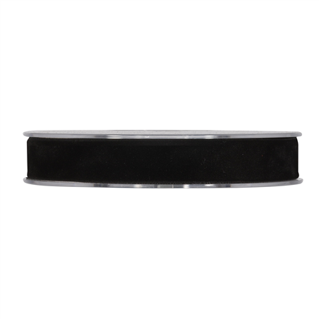 Nastro Velluto Doppio Mm15x7mt Black