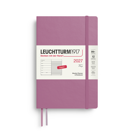 Agenda 12m B6p Settimanale Soft Con Note 2027 Dusty Rose
