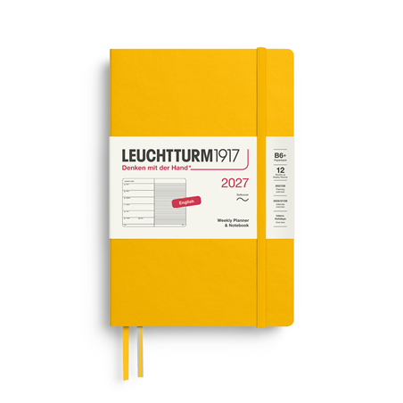 Agenda 12m B6p Settimanale Soft Con Note 2026 Sunflower