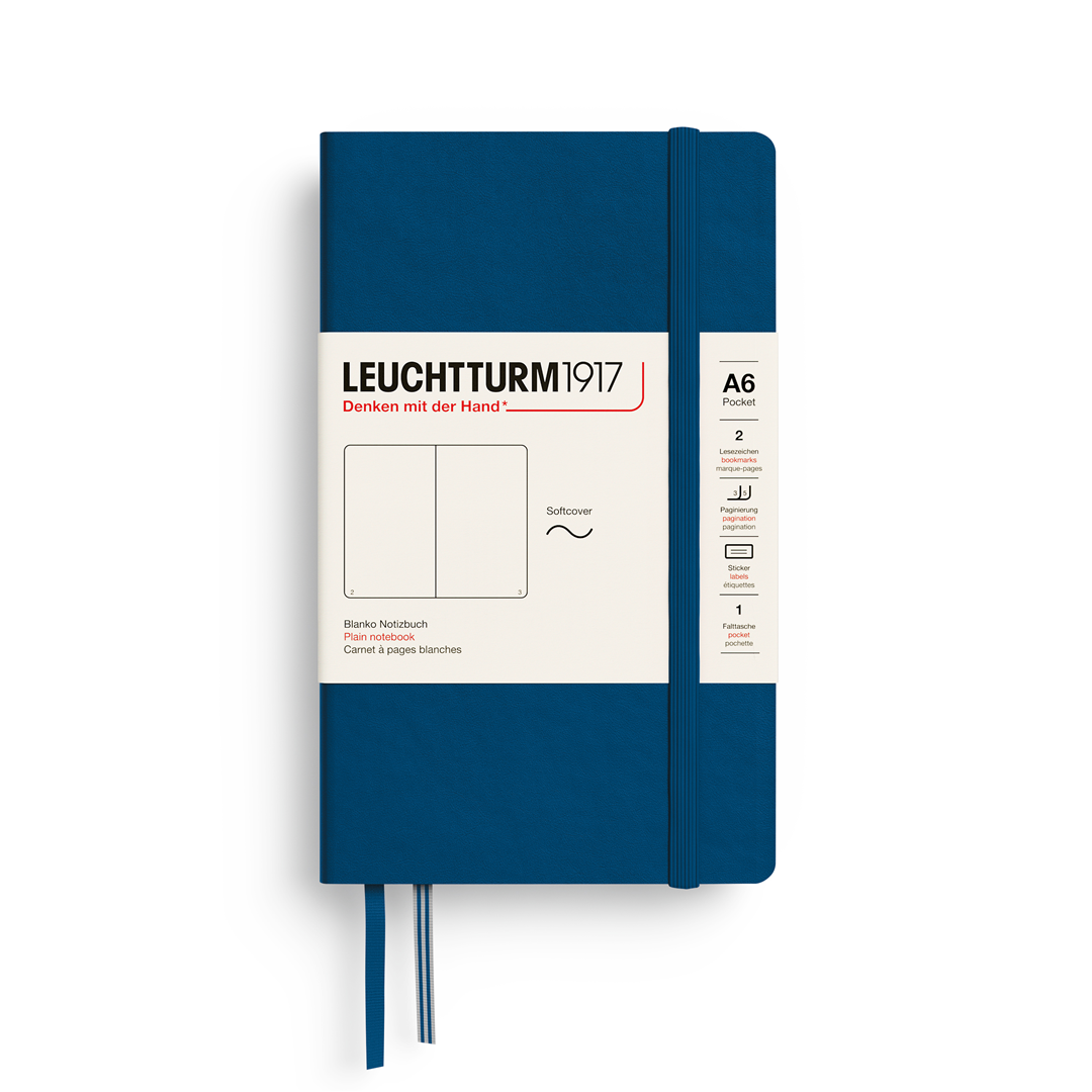 Notebook A6 Pocket Soft Bianco Indigo