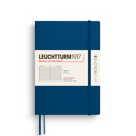Notebook Medium A5 Soft Righe Indigo