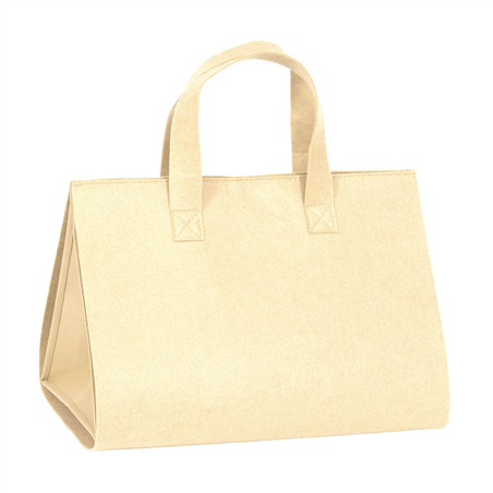 Borsa Shopper Feltro Cloe  Cm36x36xh25cm Avorio