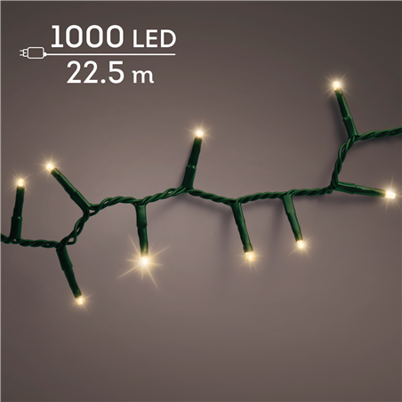 Filo 1000led Twinkle Compact 22,5mt C/tra Est Green/soft Gold