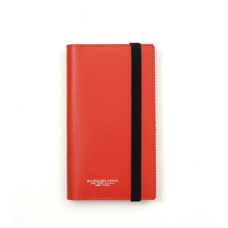 Agenda Settimanale Pocket Leather Easy Rosso
