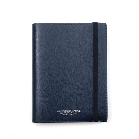 Agenda Giornaliera Leather Easy Blu