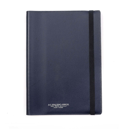 Agenda Settimanale Da Tavolo Leather Easy Blu