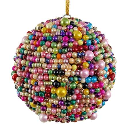 Sfera D13cm Perline Multicolore