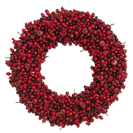 Corona D45cm Mixed Berry Red Lux