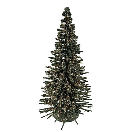 Albero Stick Green Gold Flakes H30cm