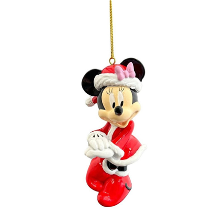 Ornamento 3d Minnie Santa