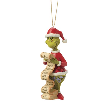 Ornamento Grinch Jimshore Grinch Lists H/o