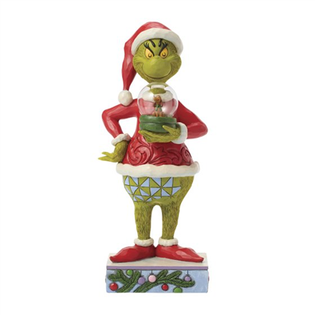 Statuina Grinch  Jimshore Grinch Dry Dome