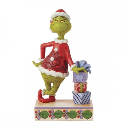 Statuina Grinch  Jimshore Grinch Presents