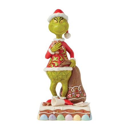Statuina Grinch  Jimshore Grinch Peating Cookies
