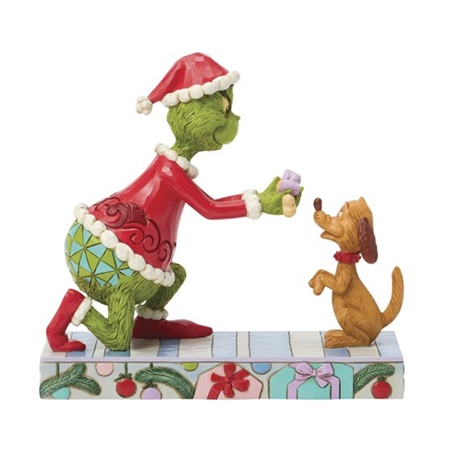 Statuina Grinch  Jimshore Grinch Giving Max