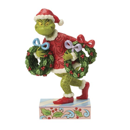 Statuina Grinch  Jimshore Grinch Stealing Wreaths