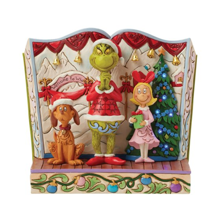 Statuina Grinch  Jimshore Grinch Storybook