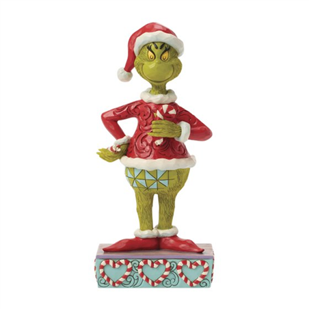 Statuina Grinch  Jimshore Grinch With Broken Candy Cane