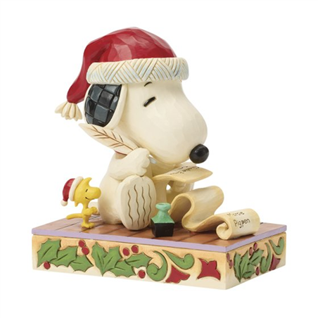Statuina Snoopy Peanuts Jimshore Snoopy & Woodstock With List