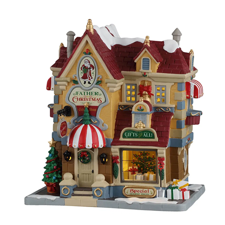 F638 Father Christmas Gift Shop, Incl. Adapto