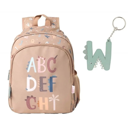 Zaino Medio  Rpet H38x27x12,5cm Portach Funny Letters