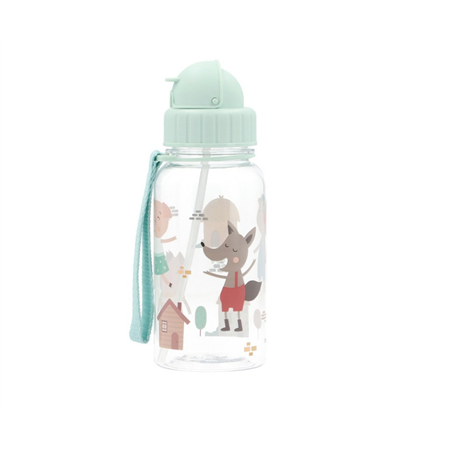 Borraccia Pvc  500ml Bpa Free 19x7cm I Tre Porcellini