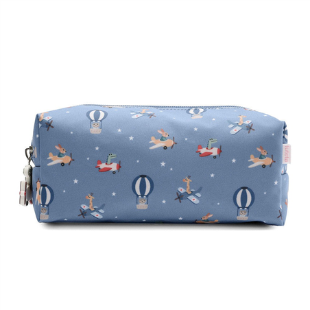 Astuccio  Con Zip Decorata 19x10x8cm Planes